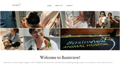 Desktop Screenshot of basinviewanimalhospital.com